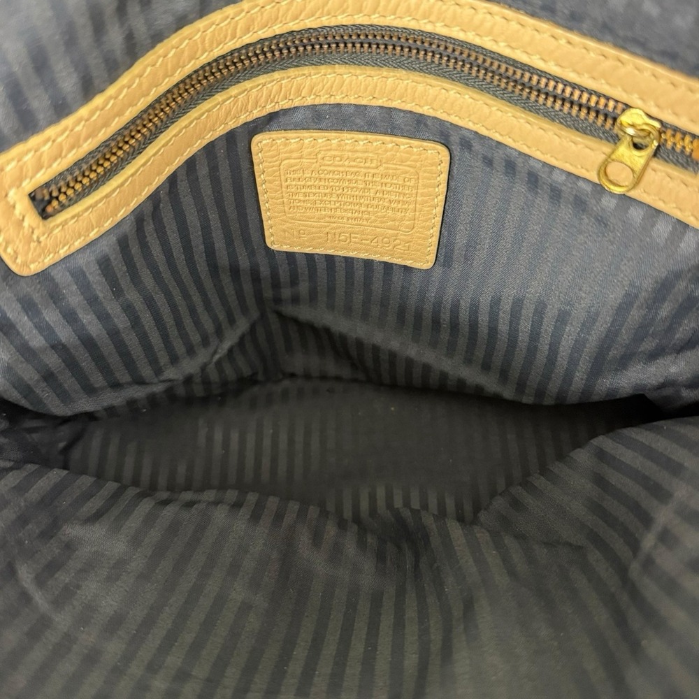 Vintage Coach Sonoma Satchel #4921 Natural Grain Leather Cream Top Handle Purse - Picture 2 of 8